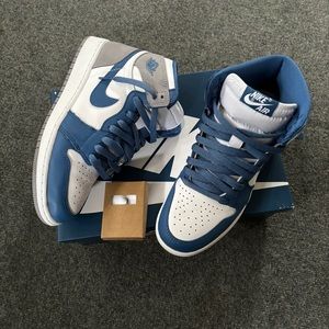 Jordan 1 Retro High OG True Blue GS FD1437-410 6.5Y Women’s 8 Sneakers